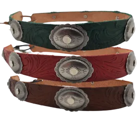 1" Rustler Western Leather Hatband