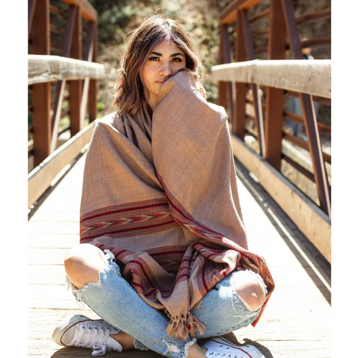 Meditation Shawl / Meditation Blanket / Prayer Shawl for Men Women (Truth)